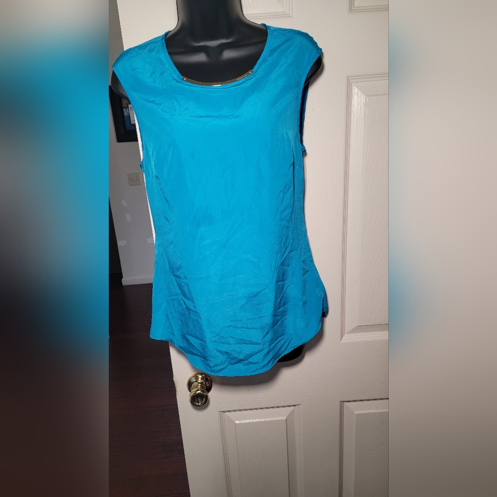 Michael Kors blouse size XS light blue